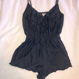 DENIM ROMPER